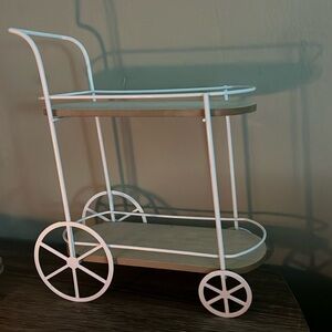 Desktop Mini Bar Cart